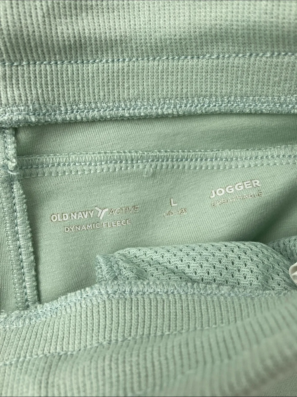 SALE! 50% Off Old Navy Kids Sage Green Zip-Pocket Jogger Sweatpants Size L 10-12